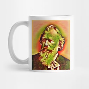 Johannes Brahms Snow Portrait | Johannes Brahms Artwork 3 Mug